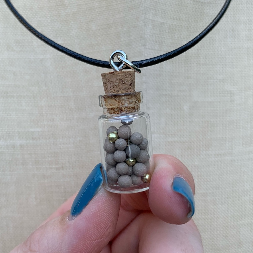 Handmade Bottled Up Emotions Necklace